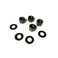 Jogo 4 porcas e 4 anilhas m7 mm cilindro ZUNDAPP / FAMEL / CASAL / MINARELLI P6 / AM6 - ITALKIT